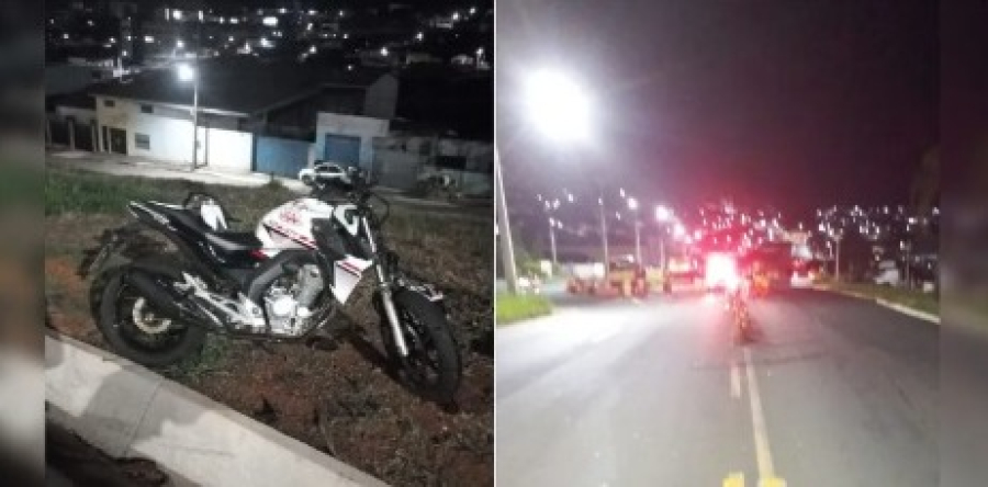 Motociclista fica ferido após colisão com veículo que fugiu do local na PR-160, em Telêmaco Borba