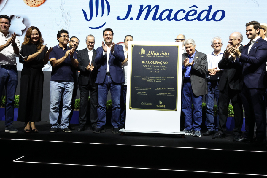 Nova indústria de alimentos de R$ 300 milhões é inaugurada em Londrina Subtítulo: Unidade da J.Macêdo amplia capacidade produtiva e reforça polo industrial no Norte do Paraná