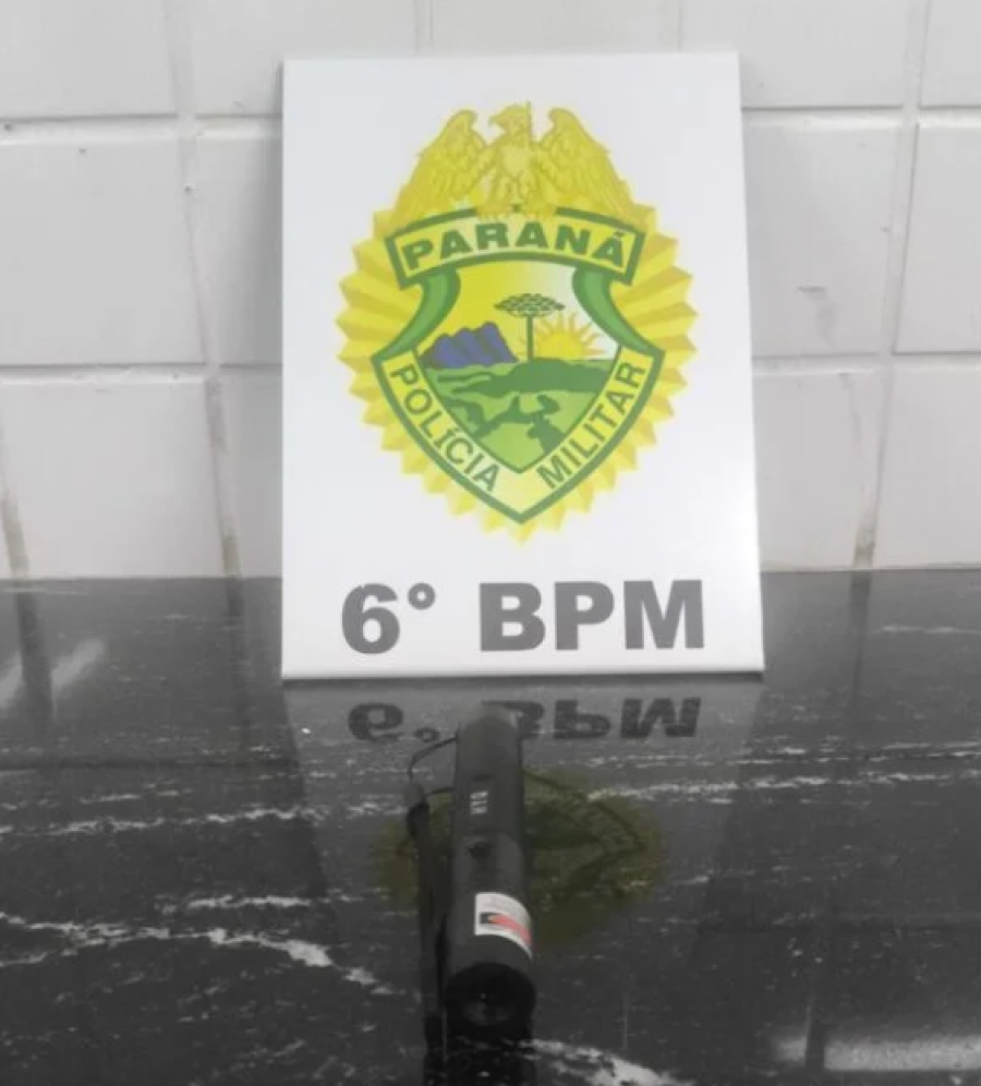 Homem é detido após apontar laser contra helicóptero da Polícia Militar em Cascavel