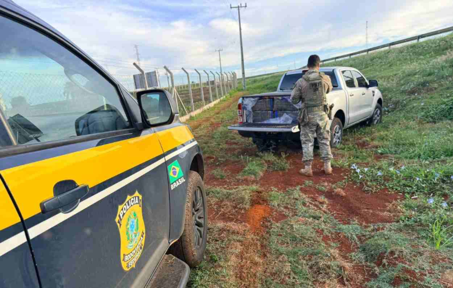 Fuga na BR-277 termina com apreensão de quase uma tonelada de maconha no Oeste